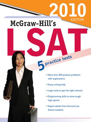 cover image of McGraw-Hill's LSAT, 2010 Edition